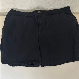 Old Navy Black Flat Front Shorts